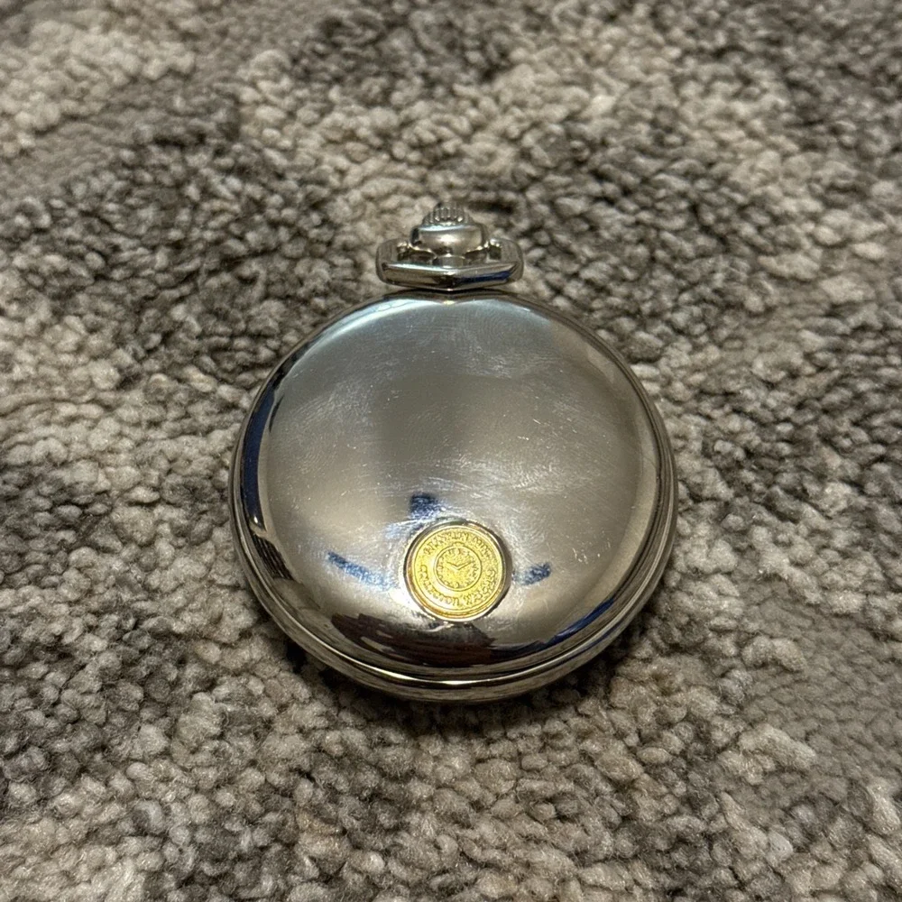 Harley Davidson Road King Pocket Watch with‎ Eagle Stand Needs New Battery